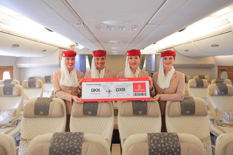 Emirates Expands Premium Economy Service to Bangkok with Newly Retrofitted A380