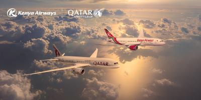 Qatar Airways and Kenya Airways Expand Codeshare Partnership to 19 Destinations