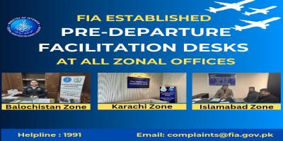 FIA Launches Desks to Help Travellers with Immigration and Pre-Departure Clearances