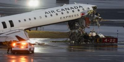 Air Canada-Linked Flight Strikes Fire Truck at LaGuardia, Killing Pilot and Copilot; Airport Closed Until Monday